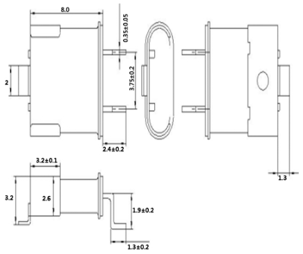 晶体谐振器UM-5插件夹持器图