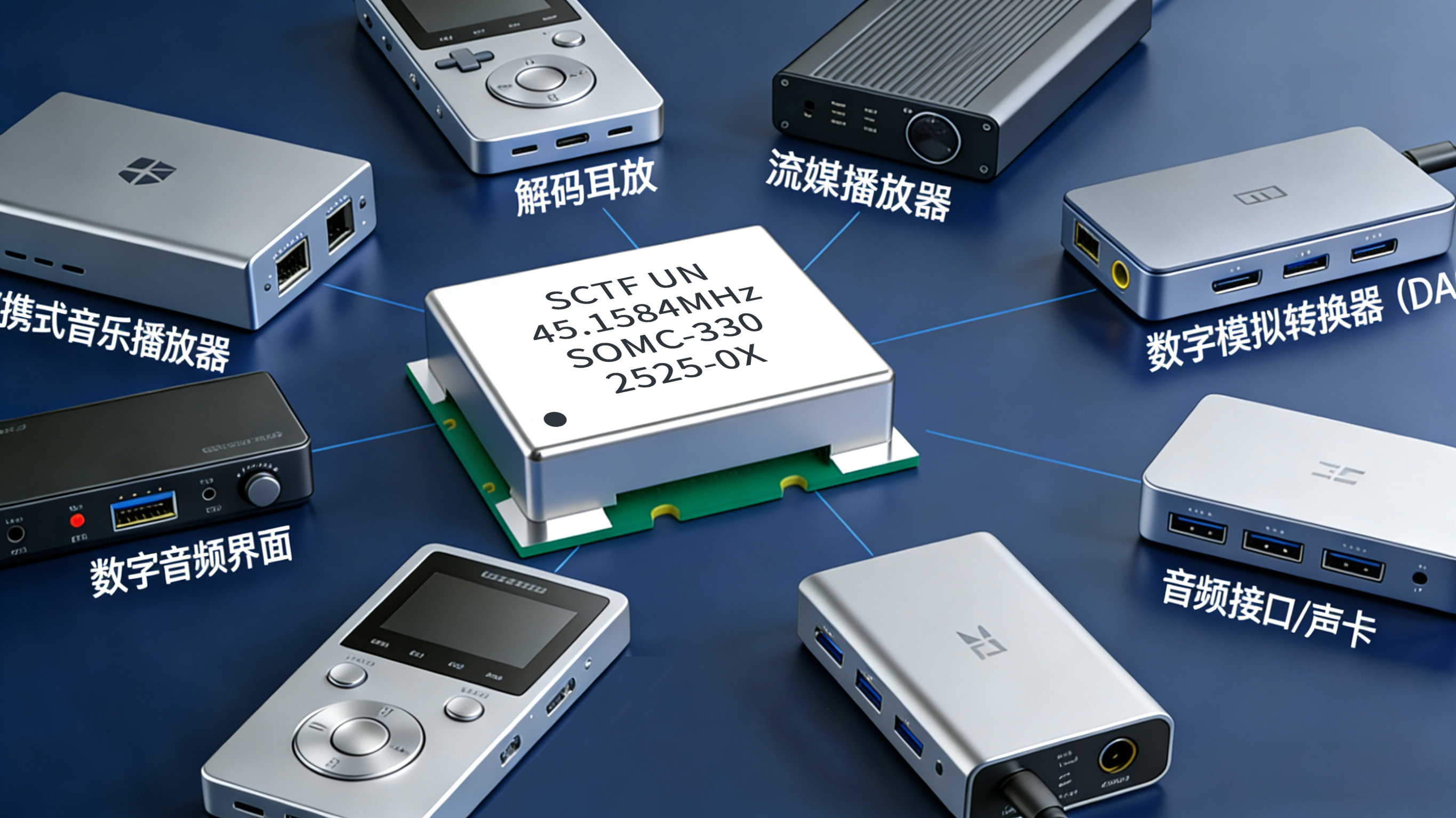 飞秒晶振-高端音频应用场景图-SCTF星通时频