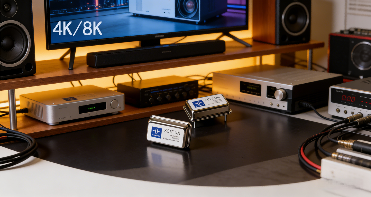 飞秒晶振-4K 8K应用场景图-SCTF星通时频 飞秒晶振-4K 8K应用场景图-SCTF星通时频