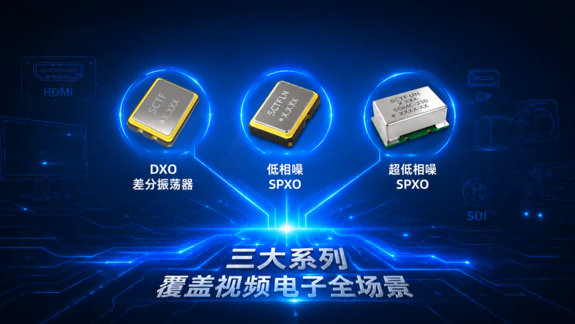 视频电子晶振选型指南：DXO差分振荡器、低相噪与超低相噪参数解析